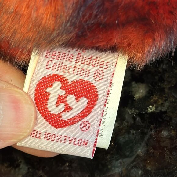 Ty Beanie Buddy (Large) - Schweetheart - Orangutan Monkey (14") - Picture 7 of 10